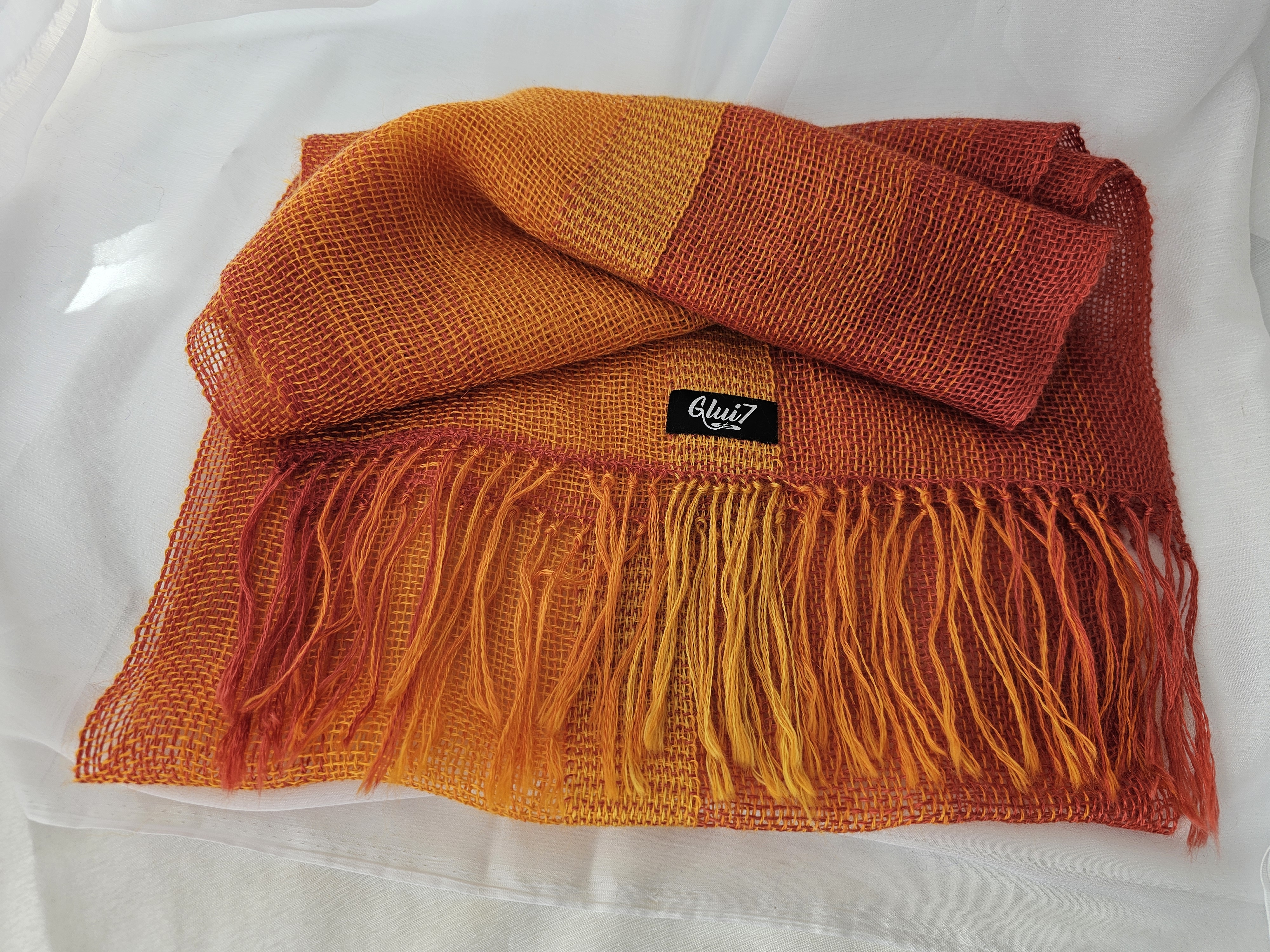 Kid Mohair Woven Scarf Colour 3