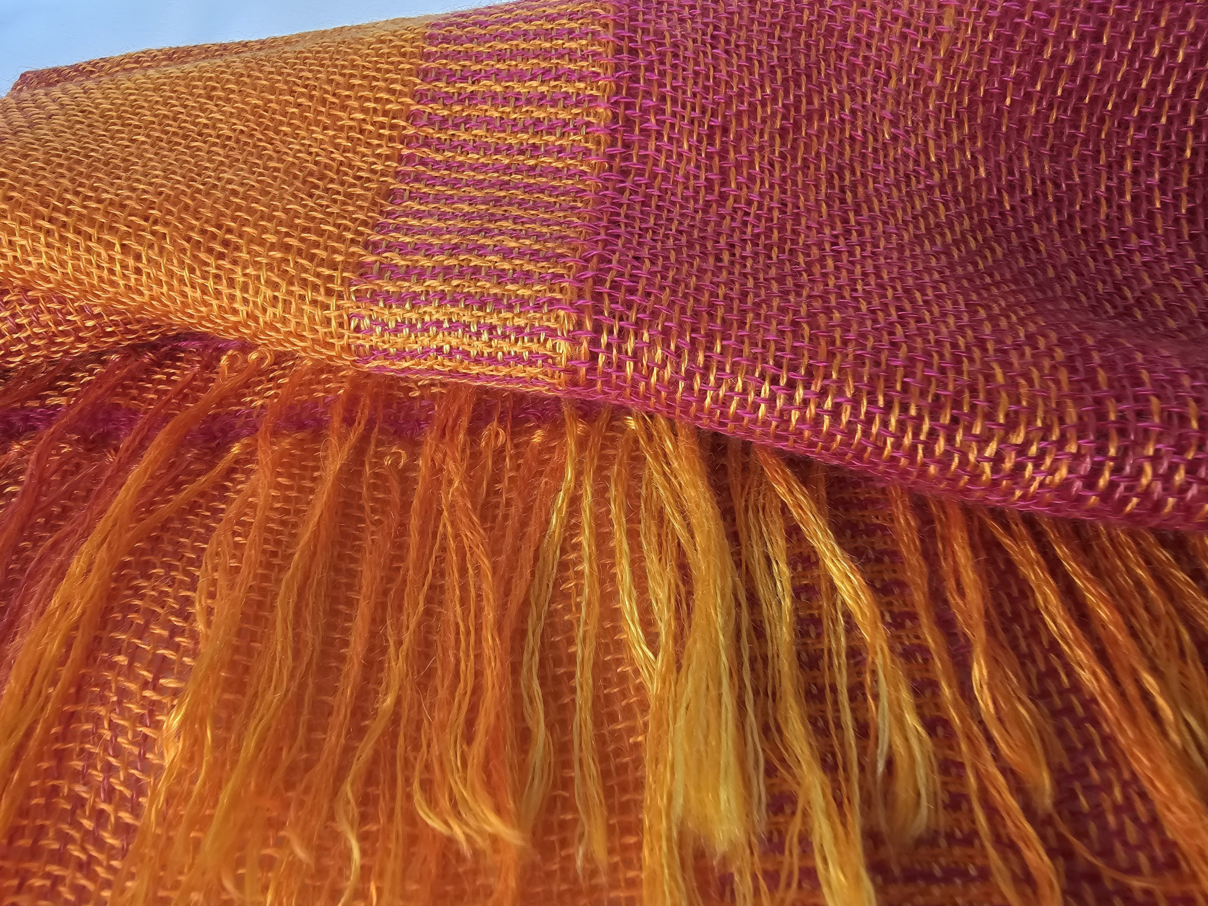 Kid Mohair Woven Scarf Colour 4